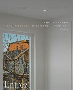 Version mobile du site concept Anouk Lemaire — architecture intérieure